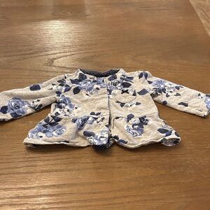 Carter's Gray and Blue Floral Sweatshirt: pick 10 for $10